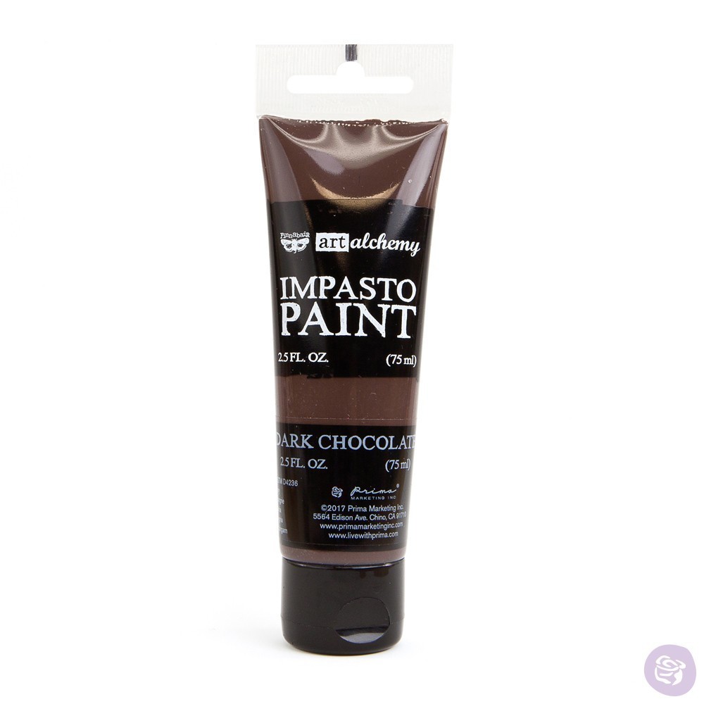 Dark Chocolate - Impasto Paint Prima Marketing