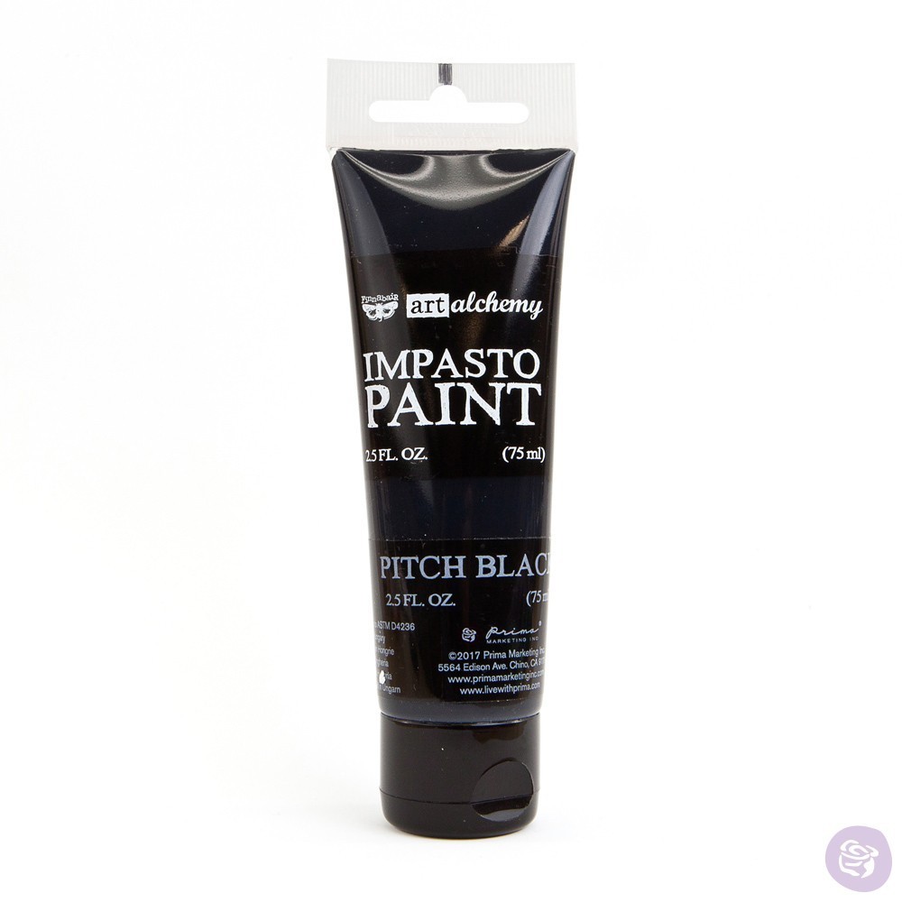 Pitch Black - Impasto Paint Prima Marketing