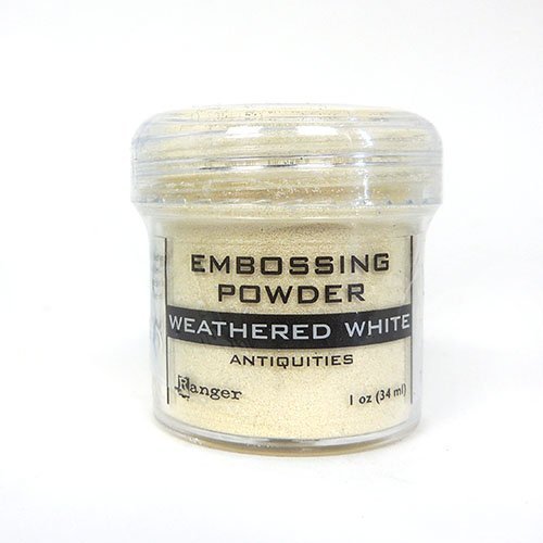Weathered white - Ranger embossing powder
