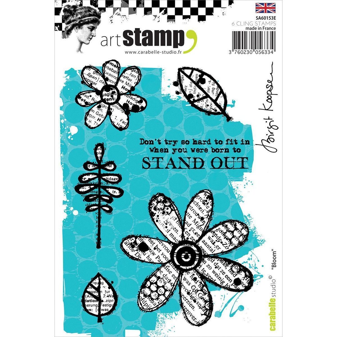 Cling Stamp A6 : Bloom by Birgit Koopsen - Carabelle Studio