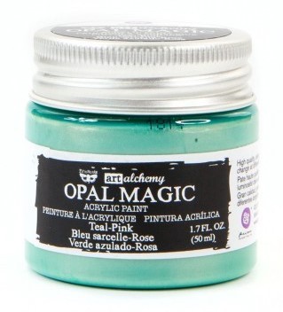 Teal Pink - Acrylic Paint Opal Magic Prima Marketing