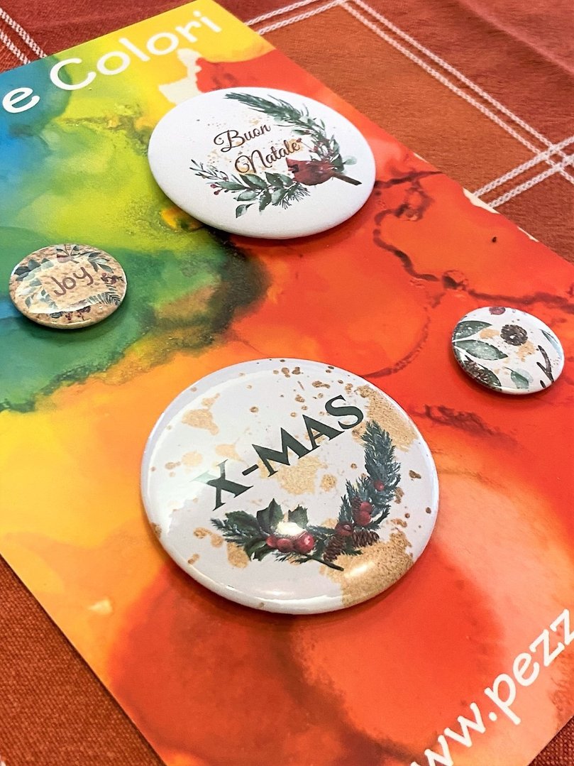 Pin & Badge set #3 X-MAS - Pezze e Colori