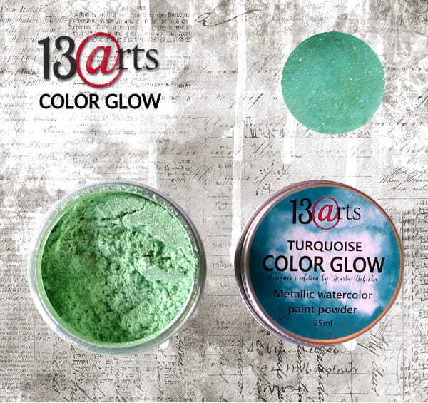 Color Glow Watercolors 13Arts - Turquoise
