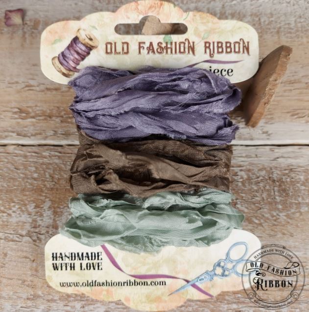 Set 3 nastri raso Old Fashion Ribbons - #UHK15