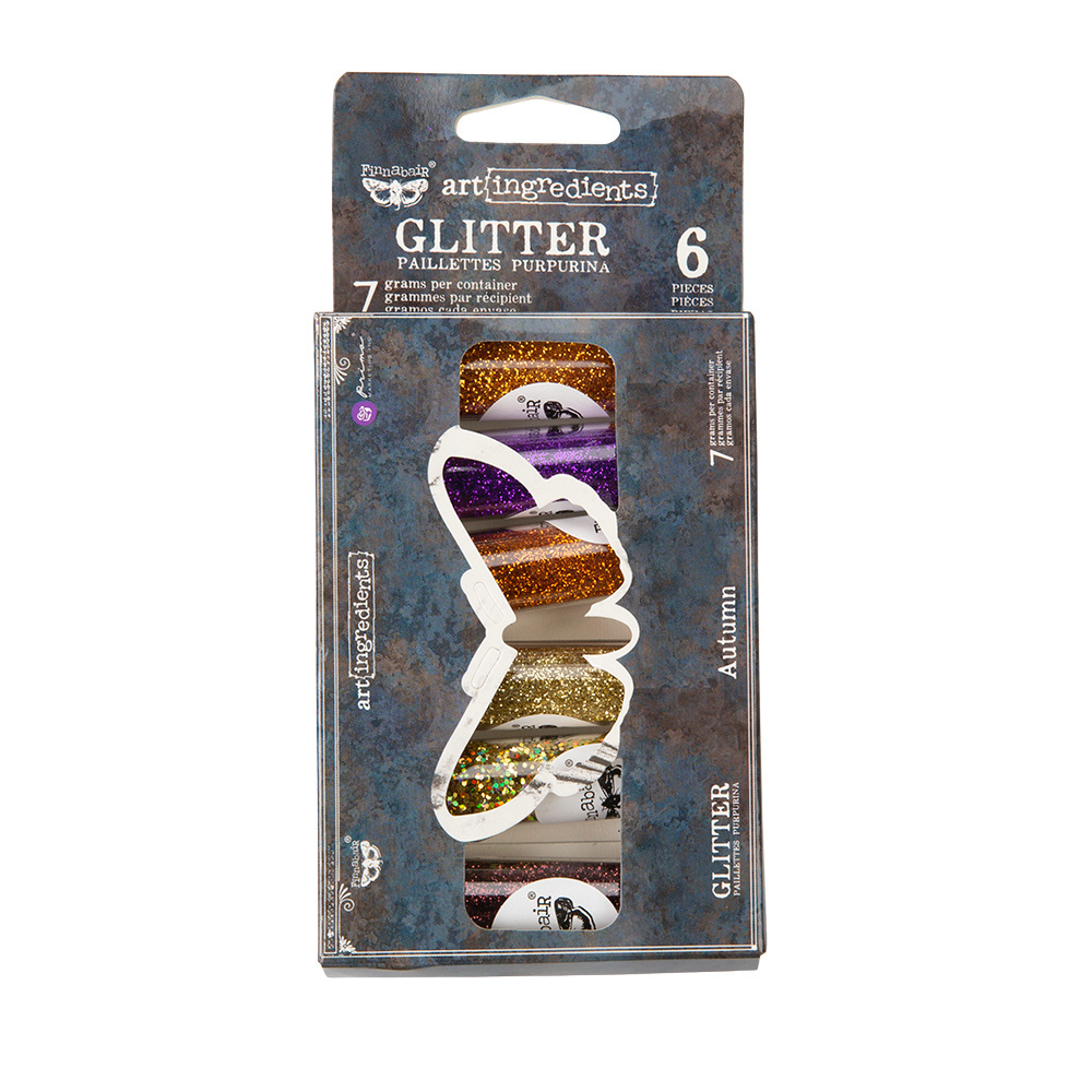 Set 6 Glitter Autumn Prima Marketing