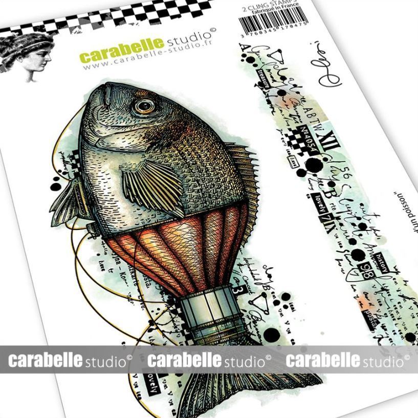 Cling Stamp A6: L'Espoir d'un Poisson - Carabelle Studio
