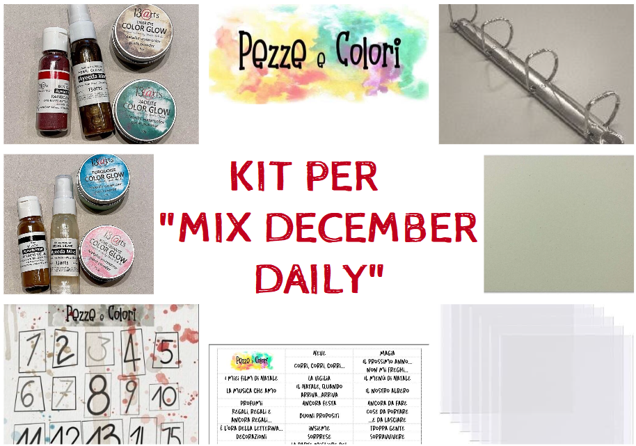 KIT PER "Mix December Daily" - Pezze e Colori
