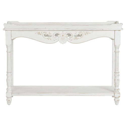 Consolle shabby chic bianca francese