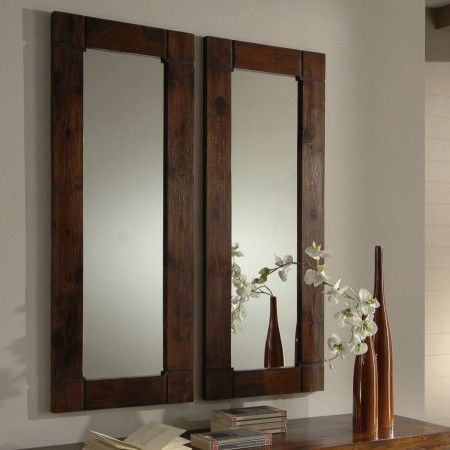 Specchio cornice legno