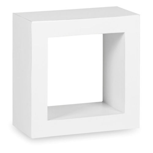 Mensola quadrata bianca