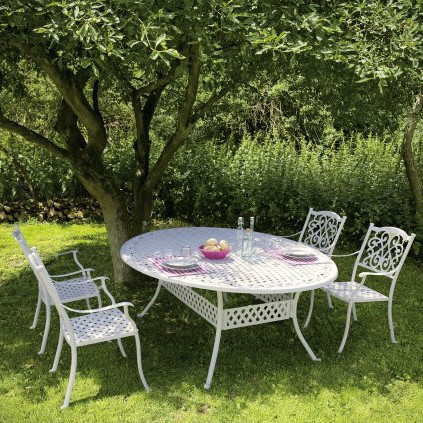 Tavolo giardino provenzale bianco