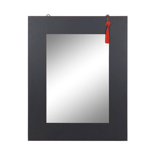 Specchio orientale legno nero
