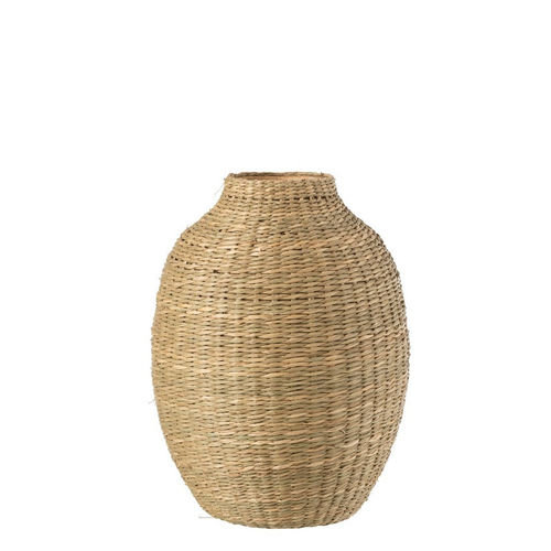 Vaso etnico bambù naturale