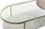 Tavolino vintage ovale marmo