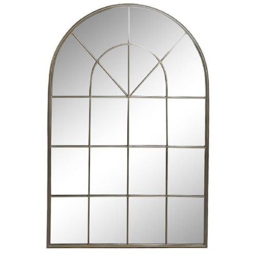 Specchio finestra industrial in metallo