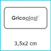 Etichette adesive chiudipacco personalizzate Rettangolare 3,5x2 fondo bianco