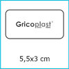 Etichette adesive chiudipacco personalizzate Rettangolare 5,5x3 fondo bianco