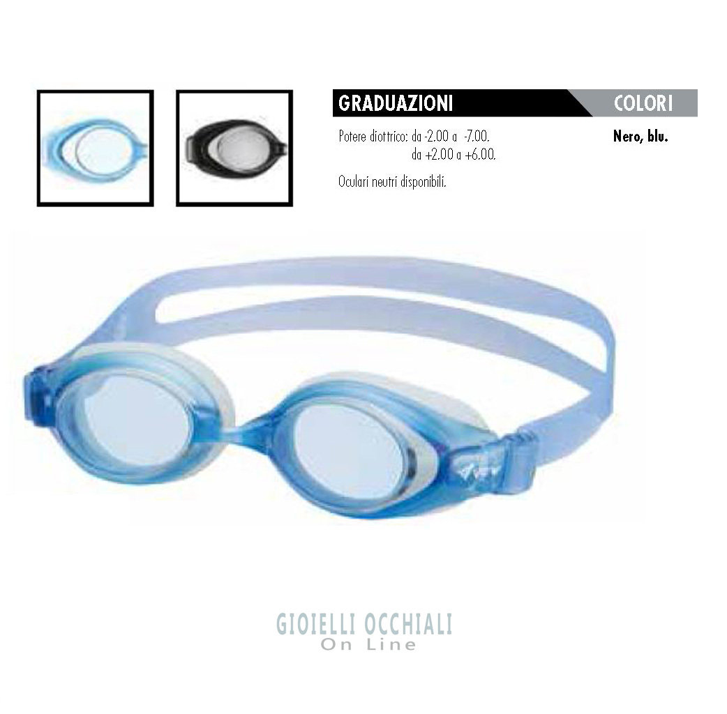 V750 Junior prescription lens swimming goggles