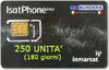 RICARICA 250 unità IsatPhone - validità 180 gg.