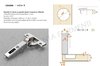 C2A6A99 - Salice furniture hinge, hole 35mm , full overlay, 110° opening angle