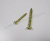 PZ Flat head chipboard screws - brassed
