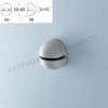 CONFALONIERI MS0142000NG1 soporte de estante de nailon para encimeras de cristal máx. 10 mm, negro