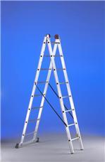professional extension ladder with 2 sections in aluminum Svelt Euro E2x8