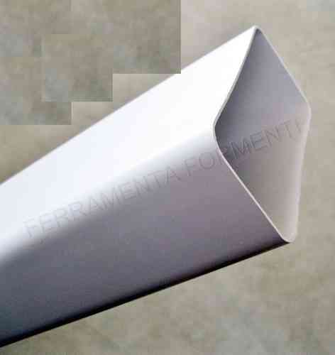 PRIMERA - Tubería rectangular de PVC 120 x 60 mm para campana o conducto de ventilación - L 150 cm