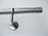 stainless steel handrail diameter 32 mm, pipe AISI 304, 3 brackets, caps en zamak nikel mat cm 200