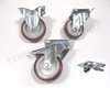 Heavy duty industrial wheel for carriage with swivel or fixed plate - castor