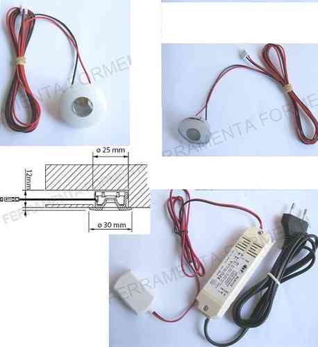 wired power supply for up to 6 LED MINI EXTRA