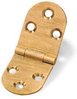 Brass profiled biscuit hinges- 30x80 mm
