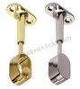 Adjustable support for wardrobe pipe 30 x 15 mm, material zamak, 1 pc, choose color