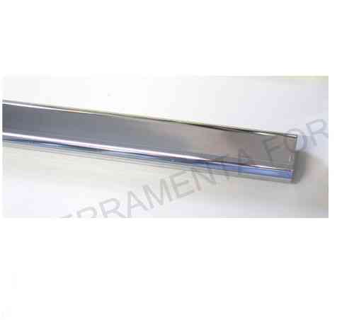 Pipe for wardrobe 40 x 20 mm, color chrome, 3 meter