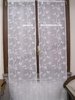 A pair of window curtains  color white, choose size