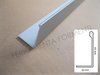 Profilo maniglia verticale anta armadio, alluminio anodizzato cm 260