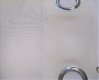 Curtain color white,shading for gazebo, 1 canvas width 140 x length 290 cm, hemmed, with rings
