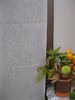 1 Telo per tende pannello giapponese, effetto lino, cm 60 x h.300 con peso, velcro da cucire, ECRU'