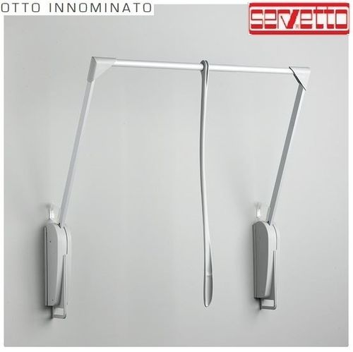 SERVETTO SE62CI400 hook lift, wall fixing, 10 kg, 620-950mm wide, color WHITE - NIKEL