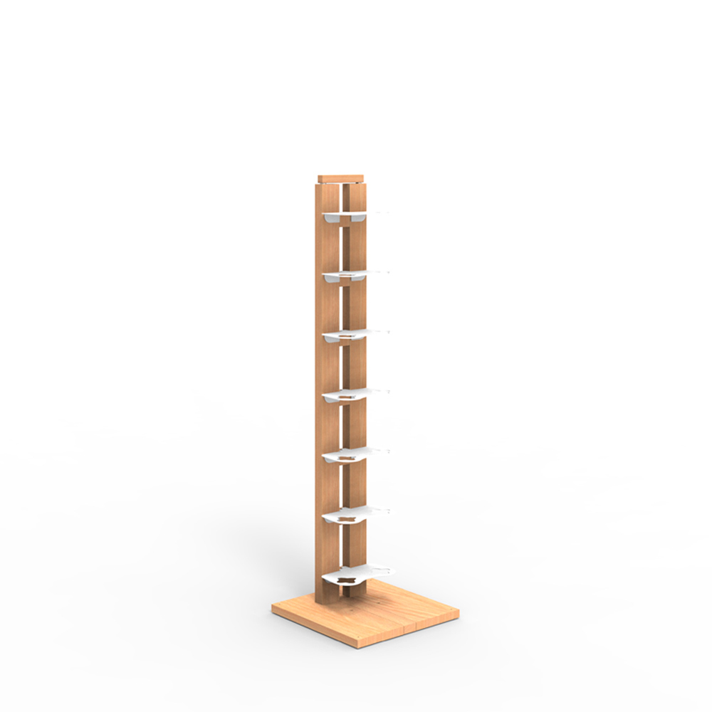 Zia Gaia | Column bottle rack with single shelves | h 105 cm