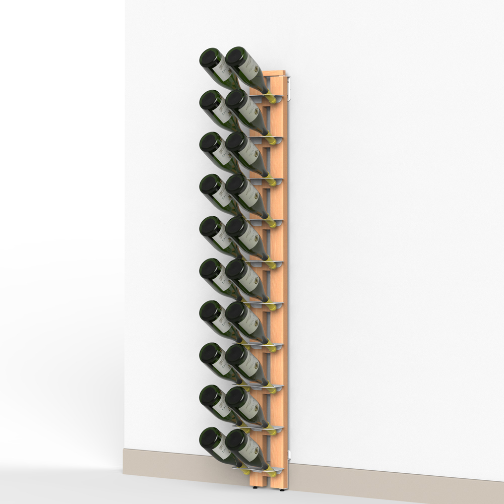 Zia Gaia | Wall bottle rack with single shelves | h 150 cm