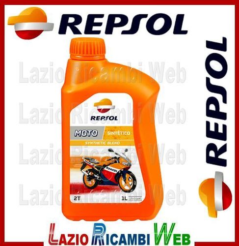 REPSOL OLIO SINTETICO 2T SCOOTER MOTO 1 LITRO