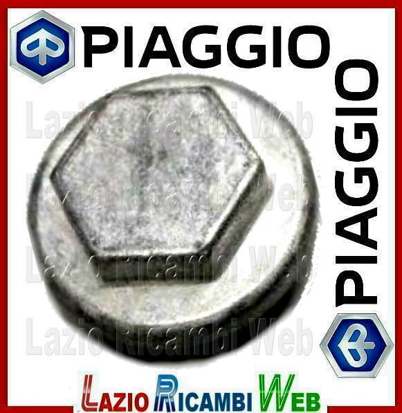 826165 TAPPO SCARICO OLIO ORIGINALE PIAGGIO BEVERLY RST 250 2004-2005 M28500 