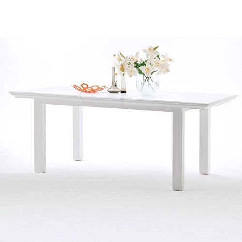 Tavolo bianco allungabile