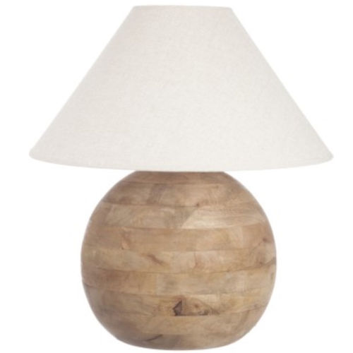 Lampada provenzale legno naturale