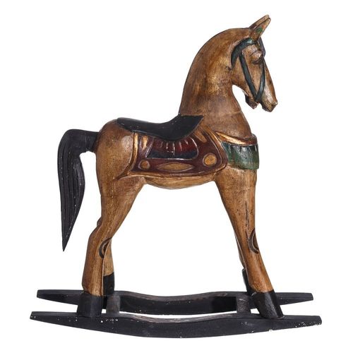 Cavallo a dondolo legno artigianale