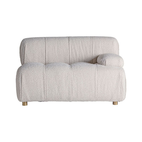Modulo divano componibile bouclè