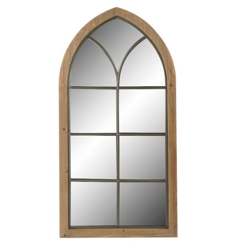 Specchio finestra gotica legno
