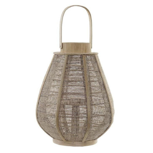 Lanterna portacandele bambù