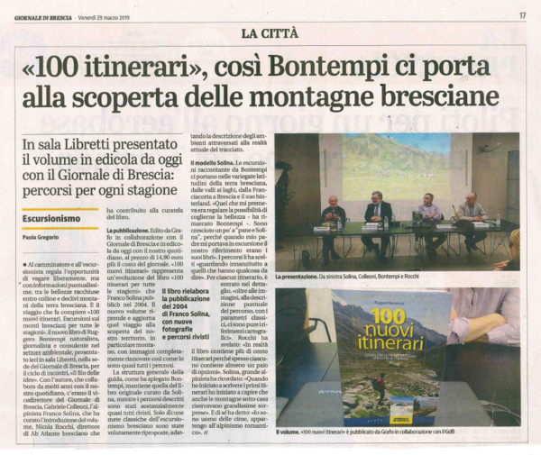Giornale di Brescia - 29 marzo 2019\\n\\n01/04/2019 14.05